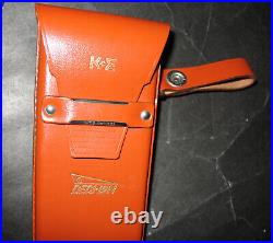 MINT- Slide Rule K&E 1961 10 Deci-Lon 68 1100 Leather Case & Clip Keuffel&Esser