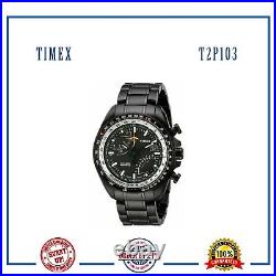 Men's Timex T2P103 Intelligent Black Dial w Stainless Steel Quartz (32)