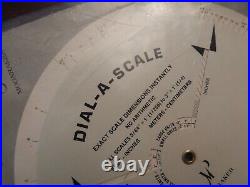 MoonRaker Ship Building Dial-A-Scale Slide Rule Feet Inches Meters Centimeters