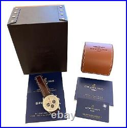 NEW Breitling Navitimer 01 Chronograph AB0121211G1P1 Silver Dial 43mm Box & Card