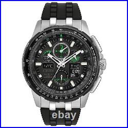 NEW Citizen Eco-Drive Skyhawk A-T Men's Black Dial Watch JY8051-08E MSRP $695