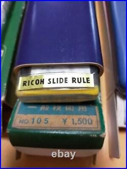 NEW Ricoh Slide Rule No. 103 No. 105 No. 84 No. 116 No. 403 5SET
