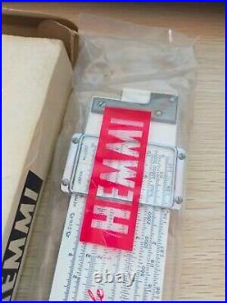 NEW VTG Sun Hemmi 255D Engineer Slide Rule Showa Retro stationery Vintage