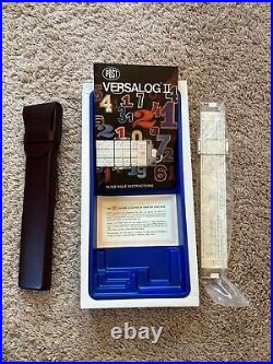 NEW Vintage Teledyne Post 10 VERSALOG II 2 Slide Rule Japan 44CA-60J with Box