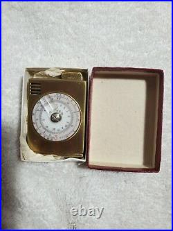 NIB Rare Corona Renown Slide Rule Lighter with box and instructions