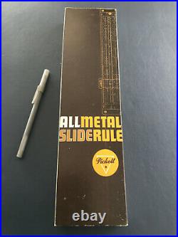 NOS New-old-stock Pickett All Metal Slide Rule N902 ES Simplex Unused