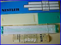Nestler Polymath Duplex Slide Rule Box Manual Germany New