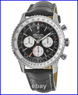 New Breitling Navitimer 1 B01 Chronograph 43 Black Men's Watch AB0121211B1P1