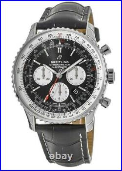 New Breitling Navitimer 1 B01 Chronograph 46 Black Men's Watch AB0127211B1P2