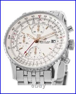New Breitling Navitimer 1 Chronograph 41 Silver Dial Men's Watch A13324121G1A1