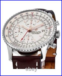 New Breitling Navitimer 1 Chronograph 41 Silver Dial Men's Watch A13324121G1X3