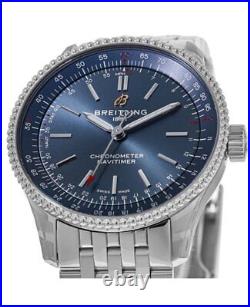 New Breitling Navitimer Automatic 35 Blue Dial Women's Watch A17395161C1A1