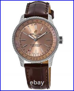 New Breitling Navitimer Automatic 35 Copper Dial Women's Watch A17395201K1P1