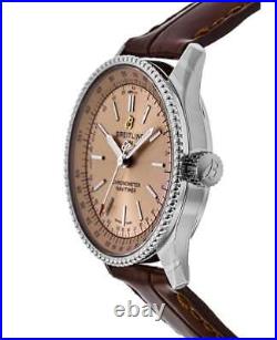 New Breitling Navitimer Automatic 35 Copper Dial Women's Watch A17395201K1P1