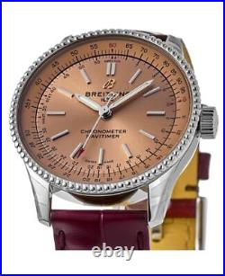 New Breitling Navitimer Automatic 35 Copper Dial Women's Watch A17395201K1P3