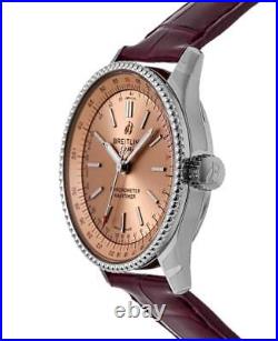 New Breitling Navitimer Automatic 35 Copper Dial Women's Watch A17395201K1P3