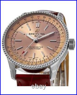New Breitling Navitimer Automatic 35 Copper Dial Women's Watch A17395201K1P4