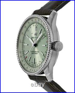 New Breitling Navitimer Automatic 35 Green Dial Women's Watch A17395361L1P2