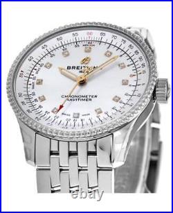 New Breitling Navitimer Automatic 35 Mother of Women's Watch A17395211A1A1