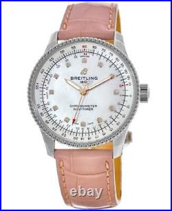 New Breitling Navitimer Automatic 35 Mother of Women's Watch A17395211A1P3