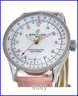 New Breitling Navitimer Automatic 35 Mother of Women's Watch A17395211A1P3