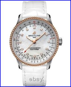New Breitling Navitimer Automatic 35 Mother of Women's Watch U17395211A1P4