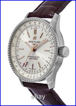New Breitling Navitimer Automatic 35 Silver Dial Women's Watch A17395F41G1P2