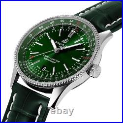 New Breitling Navitimer Automatic 41 Green Dial Men's Watch A17326361L1P1