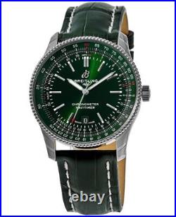 New Breitling Navitimer Automatic 41 Green Dial Men's Watch A17326361L1P2