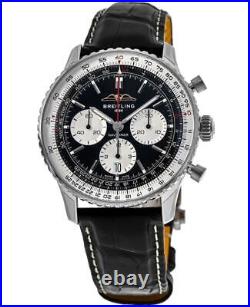 New Breitling Navitimer B01 Chronograph 41 Black Men's Watch AB0139211B1P1