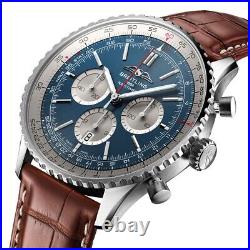 New Breitling Navitimer B01 Chronograph 46 Men's Pilot's Watch AB0137211C1P1