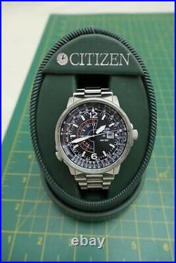 New Citizen Citizen Eco-Drive Promaster Nighthawk Watch WR200 Slide Rule 42mm