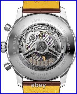 New Men's Breitling Navitimer B01 Chronograph 46 Aviator's Watch AB0137211C1P1