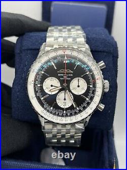 NewithUnworn Breitling Navitimer Black 46mm AB0137211B1A1 Box & Papers