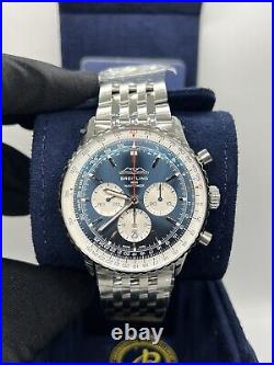 NewithUnworn Breitling Navitimer Blue AB0137211C1A1 Box & Papers