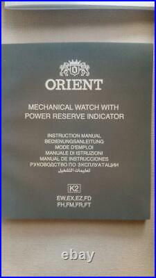 Orient Watch, new full set with aviation slide rule! Men's watch