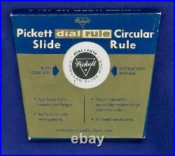 Pickett 101-C Circular Slide Rule. Nearly New in Box. Very Nice