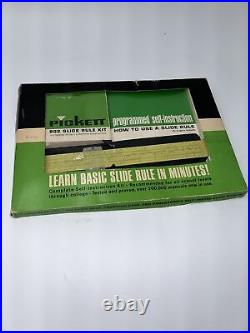 Pickett 902 All Metal Slide Rule Kit Original Box & Manual Rare NOB