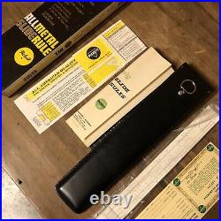 Pickett All Metal Slide Rule Model N 1010-T 10 New Old Stock Leather Case MORE