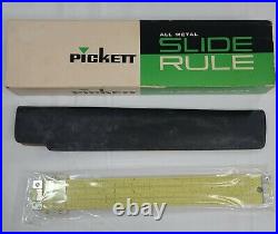Pickett All Metal Slide Rule Model N 531-ES New in Original Box & Instructions