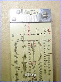 Pickett Electronic Mod. N-515-T New Condition Slide Rule With Case 1960s