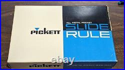 Pickett N600-ES Log-Log Pocket Slide Rule New Old Stock Unused Condition