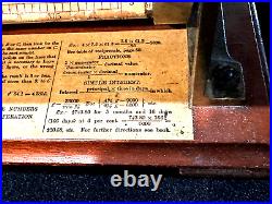 RARE Thacher's Calculating Instrument/Slide Rule by Keuffel & Esser CO NY 1917