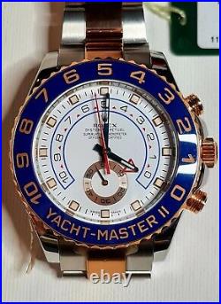 Rolex Oyster Perpetual Yacht Master II -18K Rose Gold/SS #116681 Box & Papers