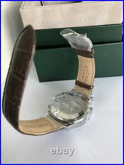 Rotary Mens Chronospeed Chronograph Brown Leather Strap Watch GB03351/19