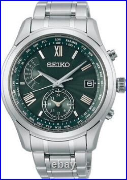 SAGA307 Watch Men s Seiko Brights Solar Radio Wave Watch World Time New Unused