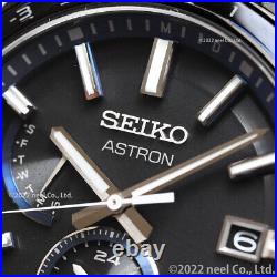 SEIKO Astron SBXY041 Black Titanium Radio Solar Men's Watch New in Box