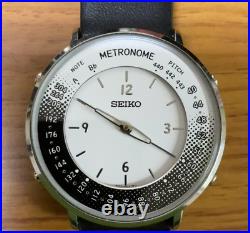 SEIKO Metronome Watch SMW001B 02B 03B 04B Casual Line Monotone Cool Japan NEW