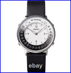 SEIKO SMW001B Metronome Watch Casual Line Calf Band Black 36.5mm