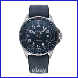 Seagull HORIZON Blue Dial Shippire Bezel Slide Ruler Pilot Men's Automatic Watch